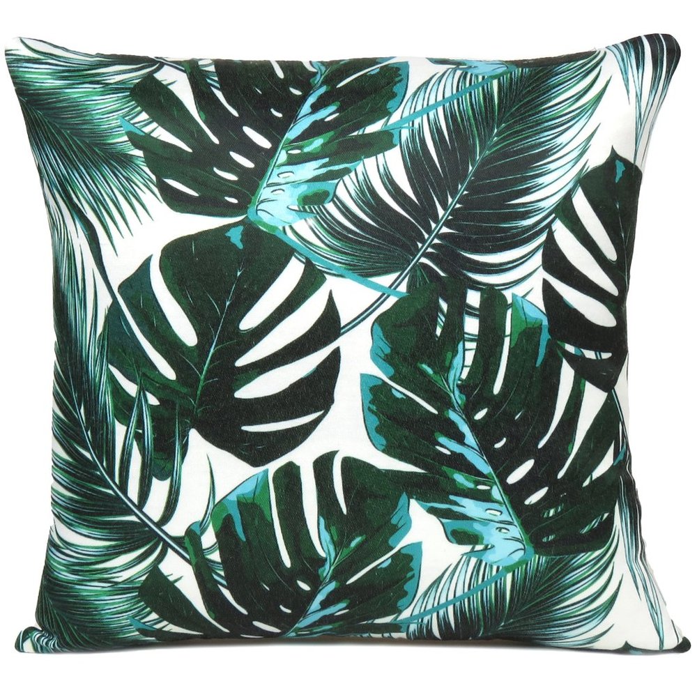 Home Decorative Tropical Leaf Digital Print Cushion Pillow Cover Pillow Case